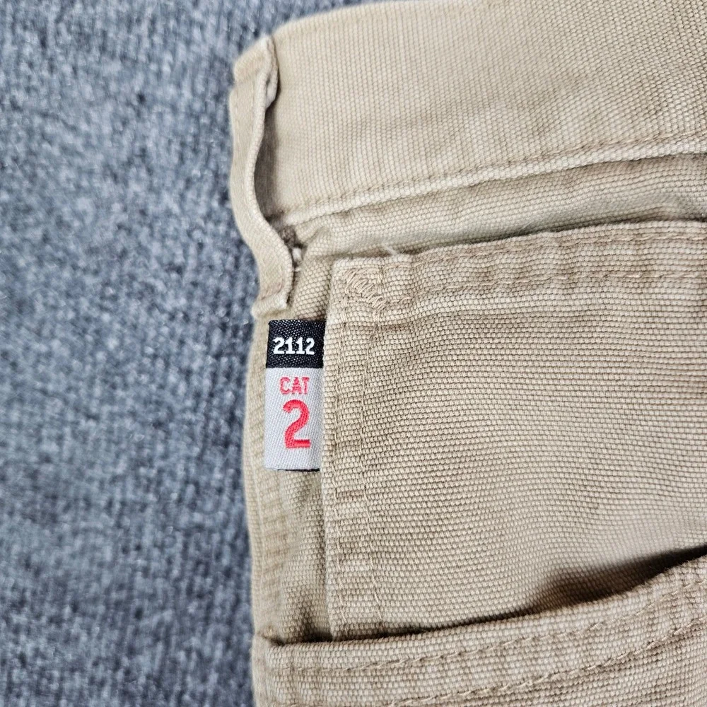 Carhartt‎ RF Flame-Resistant Midweight Canvas Pants Mens 44x32 Tan Cat 2